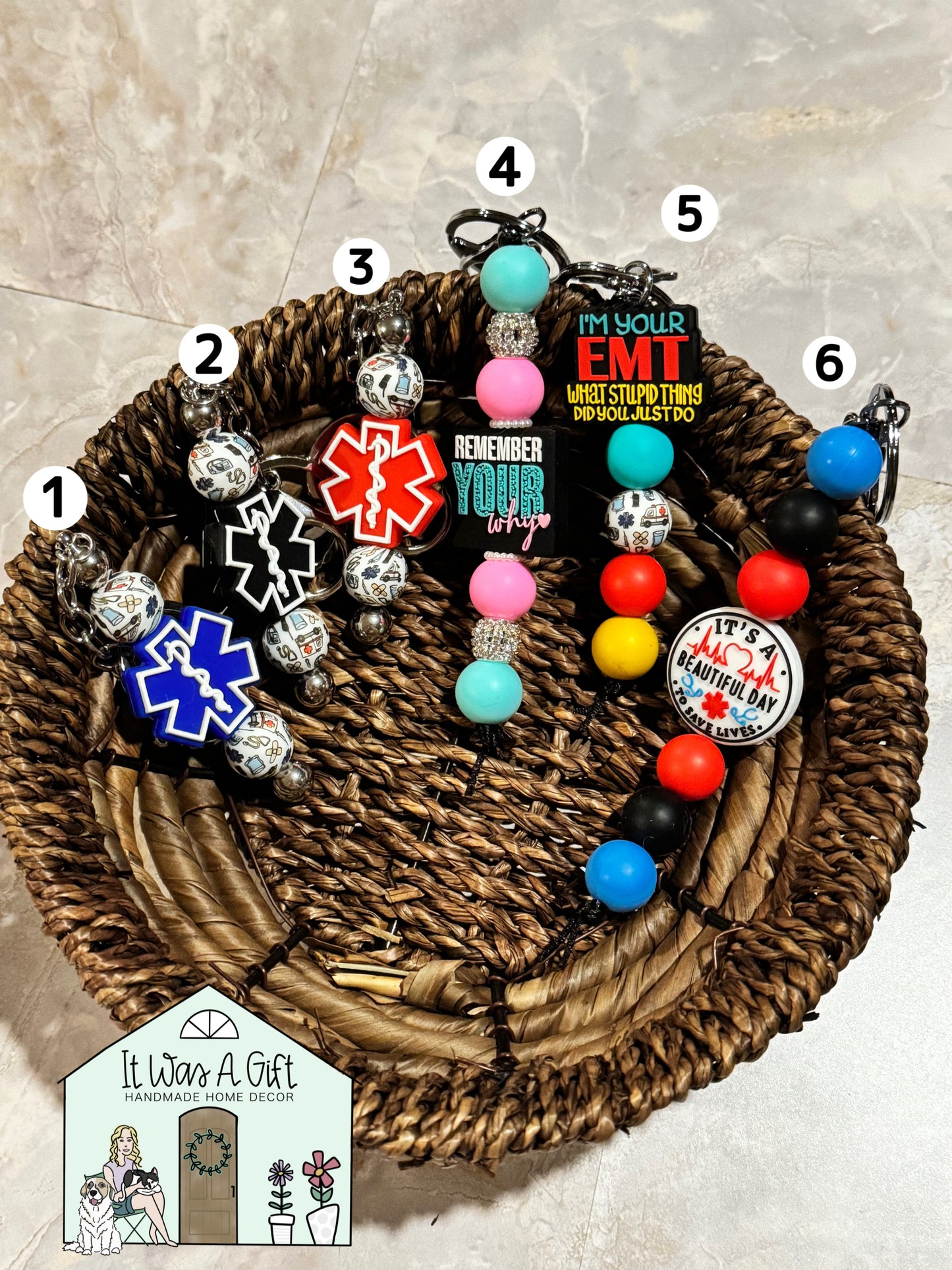EMS Bar Keychain