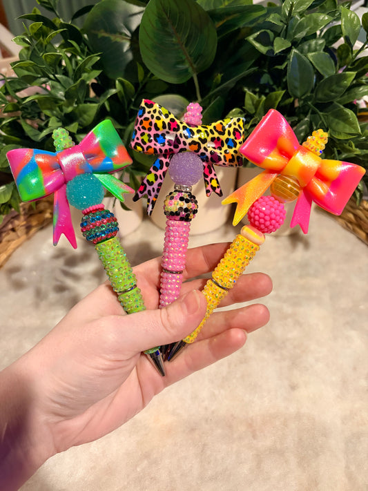 Summer big bow pen